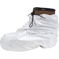 Tyvek&reg; 400 Shoe & Boot Cover, One Size, Polyethylene, White Oxymax Inc
