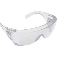 Lunettes pour visiteurs, Lentille Transparent, Anti-&eacute;gratignures/Polaris&eacute;, ANSI Z87+/R&eacute;pond ou surpasse la norme CSA Z94.3 Oxymax Inc