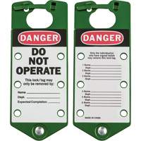 Labeled Lockout Hasps, Green Oxymax Inc