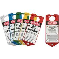 Labeled Lockout Hasps, Blue/Green/Red/Silver/Yellow Oxymax Inc