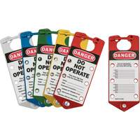 Labeled Lockout Hasps, Blue/Green/Red/Silver/Yellow Oxymax Inc