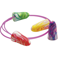 Bouchons d'oreilles en mousse SparkPlugs, Vrac - Boîte, Avec cordon Oxymax Inc