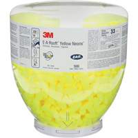 E-A-Rsoft Yellow Neons Earplugs, Bulk - Canister Oxymax Inc