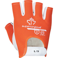 Gants Vibrastop demi-doigts antivibrations, Taille Moyen, Paume Ch&egrave;vre Oxymax Inc