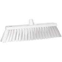 Large Particle Push Broom Head, 2-1/2", Polyester, White SAL505 | Oxymax Inc