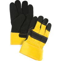 Gants d'ajusteur doubl&eacute;s pour l'hiver &agrave; chaleur sup&eacute;rieure, Grand, Paume en Cuir de vache refendu, Doublure en Thinsulate Oxymax Inc
