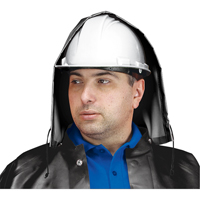 SBR Vulcan Rain Hood, One Size, Black, Rubber Oxymax Inc