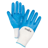 Seamless-Knit Medium-Weight Coated Gloves, 10/X-Large, Nitrile Coating, 13 Gauge, Cotton Shell Oxymax Inc