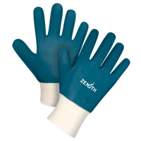 Gants &agrave; poignet en tricot de poids lourd, 9/Grand, R&ecirc;vetement Nitrile, Enveloppe en Coton Oxymax Inc
