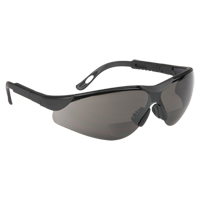 305 Series Reader's Safety Glasses, Anti-Scratch, Grey/Smoke, 2.5 Diopter SAO578 | Oxymax Inc