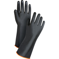 Gants de poids lourd pour la manipulation de produits chimiques, Taille Grand/9, 14" lo, Latex de caoutchouc, 30 mils Oxymax Inc