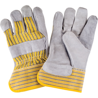 Premium Quality Fitters Gloves, Large, Split Cowhide Palm, Cotton Inner Lining Oxymax Inc