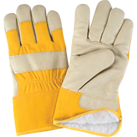 Winter-Lined Fitters Gloves, Large, Grain Pigskin Palm, Boa Inner Lining Oxymax Inc