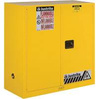 Armoires Sure-Grip EX pour produits inflammables, 30 gal., 2 Porte(s), 43" La x 44" h x 18" p Oxymax Inc