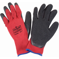 Coated Gloves, 8/Medium, Rubber Latex Coating, 10 Gauge, Polyester/Cotton Shell SAP752 | Oxymax Inc