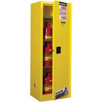 Sure-Grip&reg; EX Slimline Flammable Safety Cabinet, 22 gal., 1 Door, 23.25" W x 65" H x 18" D Oxymax Inc