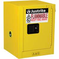 Sure-Grip&reg; EX Countertop Flammable Safety Cabinet, 4 gal., 1 Door, 17" W x 22" H x 17" D Oxymax Inc