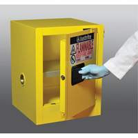 Sure-Grip&reg; EX Countertop Flammable Safety Cabinet, 4 gal., 1 Door, 17" W x 22" H x 17" D Oxymax Inc