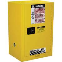 Armoire de s&eacute;curit&eacute; compacte pour produits inflammables EX Sure-Grip, 12 gal., 1 Porte(s), 23,25" La x 35" h x 18" p Oxymax Inc