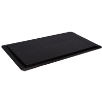 Tapis Ergo-Ease, Rainur&eacute;, 2' x 10' x 7/8", Noir, Caoutchouc/&eacute;ponge Oxymax Inc