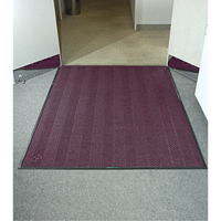Waterhog&reg; Eco Elite Matting, Wiper/Scraper, 4' x 6' x 3/8", Maroon Oxymax Inc