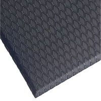 Cushion Max™ Mats, Diamond, 2' x 3' x 5/8", Charcoal, Nitrile/PVC SAR819 | Oxymax Inc