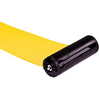 Poteau r&eacute;cepteur pour barri&egrave;res sur pieds pour le contr&ocirc;le des foules, Hauteur de 35", Jaune Oxymax Inc