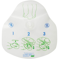 CPR Protective Device, Single Use Faceshield, Class 2 Oxymax Inc