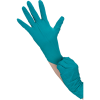 TouchNTuff Disposable Gloves, 7, Nitrile, 5-mil, Powdered, Green Oxymax Inc