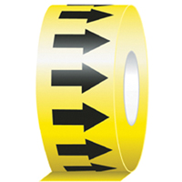 Directional Flow Arrow Tapes, 104', Black on Yellow Oxymax Inc