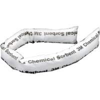 Mini-berme adsorbante pour produits chimiques, 4' lo x 3" la, Absorption 12 gal., 12 /pqt SB775 | Oxymax Inc