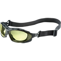 Uvex HydroShield&reg; Seismic&reg; Safety Goggles, Amber Lens, Anti-Fog/Anti-Scratch, Closed Vent Oxymax Inc