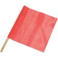 Traffic Safety Flags, Mesh, With Handle Oxymax Inc