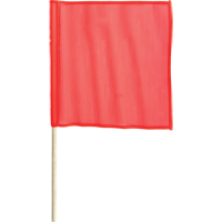 Traffic Safety Flags, Mesh, With Handle Oxymax Inc