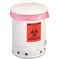 Contenant de déchets à biorisques, Capacité de 6 gal. SD500 | Oxymax Inc