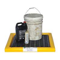 Poly-Spillpad Pads, 24" L x 24" W x 2" H, 2 US gal. Spill Capacity Oxymax Inc