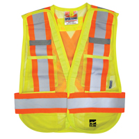 Open Road&reg; Tear Away Vest , High Visibility Lime-Yellow, Polyester Oxymax Inc