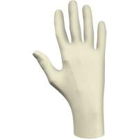 Gants jetables, Grand, Latex, 3 mils, Sans poudre, Naturel, Classe 2 Oxymax Inc