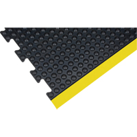 Anti-Fatigue Dome Matting, Bubbled, 3' x 4' x 1/2", Black, Rubber Oxymax Inc