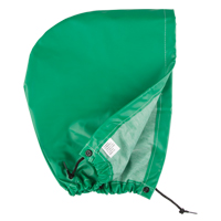 AcidBasicTM Chemical & Acid Resistant Rain Hood, One Size, Green, Polyester Oxymax Inc
