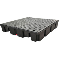 Nestable Spill Pallet Without Drain, 66 US gal. Spill Capacity, 49" x 49" x 10.5" Oxymax Inc