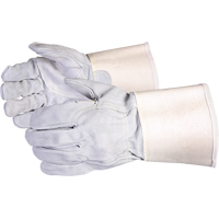 Endura&reg; Premium Cut-Resistant Fitters Gloves, Medium, Split Cowhide Palm Oxymax Inc