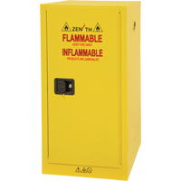 Armoire pour produits inflammables, 16 gal., 1 Porte(s), 23" La x 44" h x 18" p SDN643 | Oxymax Inc
