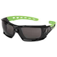 Z2500 Series Safety Glasses with Foam Gasket, Grey/Smoke Lens, Anti-Scratch, ANSI Z87+/Meets/Exceeds CSA Z94.3 Oxymax Inc