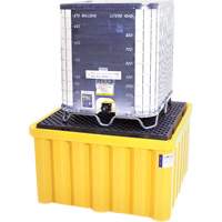 Ultra-IBC Spill Pallet&reg; with Drain, 400 US gal. Spill Capacity, 58.75" x 58.75" x 33" Oxymax Inc