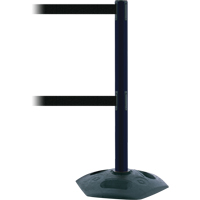Poteau receveur robuste &agrave; ligne double, Hauteur de 38", Rouge Oxymax Inc