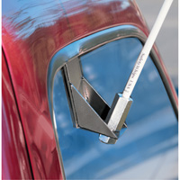 Safety Whip&reg; Light-Duty Whips, Window Mount, 5' High, Orange Oxymax Inc