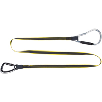 Heavy Duty Rail Tool Lanyard, Fixed Length, Dual Carabiner Oxymax Inc