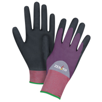 Gants enduits de premi&egrave;re qualit&eacute; ZX-2, 11/2T-Grand, R&ecirc;vetement Nitrile/Mousse de nitrile, Calibre 18, Enveloppe en Nylon Oxymax Inc