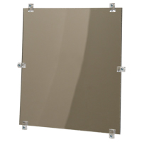 Miroir plat, 12" ha x 18" la, Non encadré SDP511 | Oxymax Inc